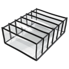 Organizador Transparente Para Sutias Com 6 Divisorias