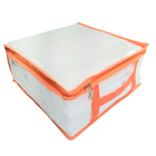 Organizador Transparente Tam M Pvc Cristal Larj C/ Zíper
