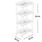 Organizador Vertical 4 Andares