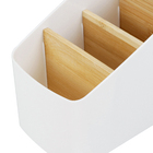 Organizador Vertical Multiuso Com Divisórias De Bambu - Oikos