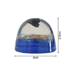 Orgonite Semi-esférico Azul Pedra Estrela - Conhecimento