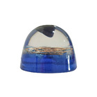 Orgonite Semi-esférico Azul Pedra Estrela - Conhecimento