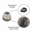 Orgonite Semi-esférico Preto Hematita Mix Cristais Proteção