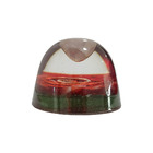 Orgonite Semi-esférico Verde Quartzo Rosa - Relacionamento