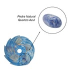 Orgonite Turbilhão Azul Com Quartzo Azul - Amigos E Saúde