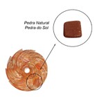 Orgonite Turbilhão Laranja Com Pedra Do Sol - Sucesso