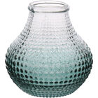 Origan Vaso Decorativo Enfeite 14x14x14cm Vidro Verde