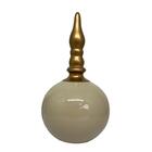 Ornamento Decorativo De Cerâmica Clássico Luxo Na Cor Cobre