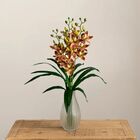 Orquídea Dançante Artificial 4 Unidades Fácil De Ajustar E Ma