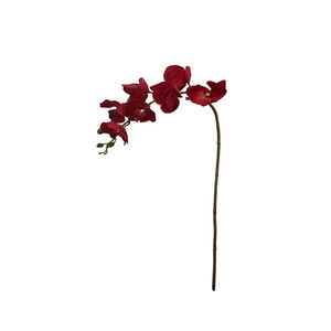 Orquídea Em Silicone Brilliance Toque Real 70cm Vermelho ...