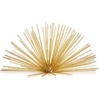 Ouriço Decorativo Em Metal Dourado Mart 13358