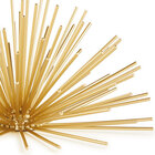 Ouriço Decorativo Em Metal Dourado Mart 13358