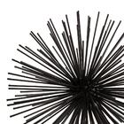 Ouriço Decorativo Em Metal Preto Medio Mart 12513