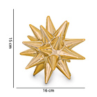 Ouriço Dourado Em Cerâmica  8722 Mart