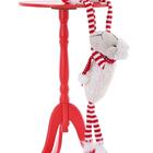 Ovelha Red Sheep De Pendurar Em Poliéster 1pc 67cm Decoração