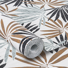 Papel de Parede Folhagem Cobre Az Rash 10M