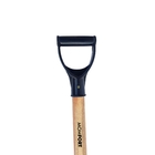 Pá Ajuntadeira Metal com Cabo Madeira 10x25x102cm Momfort