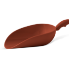 Pá/colher Medidora Glacê 21 X 8 X 5 Cm Chocolate Brinox