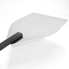 Pá De Pizza De Fornear-lamina 36 Cm Inox Quadrada-cabo 1mtr