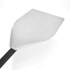 Pá De Pizza De Fornear-lamina 36 Cm Inox Quadrada-cabo 60 Cm