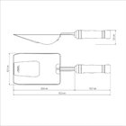 Pa Para Cinzas Lamina De Aco Inox E Cabo De Madeira Tramontina