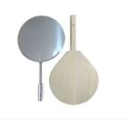 Pá Para Pizza Inox 25 Cm + Brinde 1 Pá  (pague 1 Leve 2)