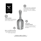 Pá Pegador De Gelo E Cereias Grãos Ração Em Aço Inox 24cm