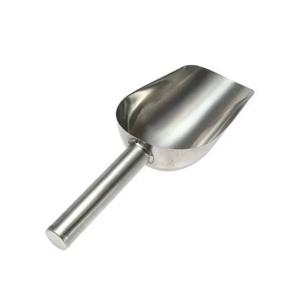 Pá Pegador Para Gelo Cereais 22 Cm Em Aço Inox Frigopro