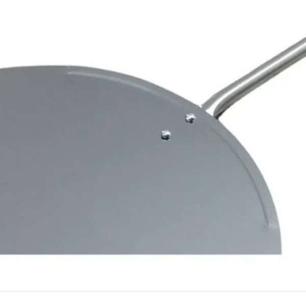 Pa Pizza 30cm Forno Lenha Aço Inox Cabo Deslizante 68cm