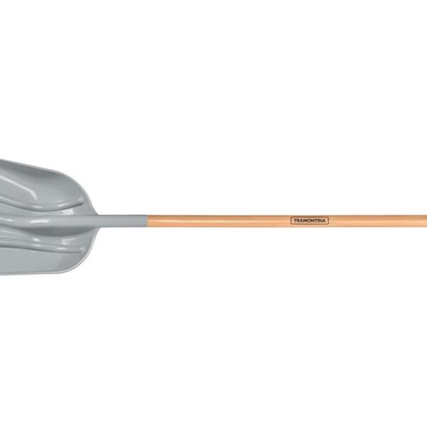 Pa Plastica Com Cabo De Madeira De 120cm Tramontina