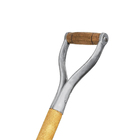 Pá Vanga Quadrada Construção Aço Carbono Cabo Metal 102cm