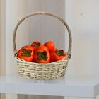 Pacote 18 Caquis Artificiais De Alta Qualidade E Realismo No