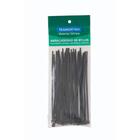 Pacote Com 30 Abracadeiras Em Termoplastico 140 X 3,4mm Preta