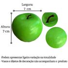 Pacote De Maça Verde Artificial Com 12 Unidades  - Decoração