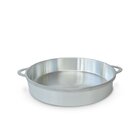 Paejeira Paellera Fundida Alumínio Batido Grosso Com Tampa 30