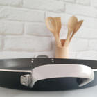 Paellera Em Alumínio Multiflon Profissional 43cm Preta