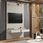 Painel 100% Mdf Para Tv 55 Polegadas 240cmx138,6cm Ripado Com