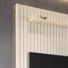 Painel 100% Mdf Para Tv 75 Polegadas 240cmx183,6cm Ripado Com