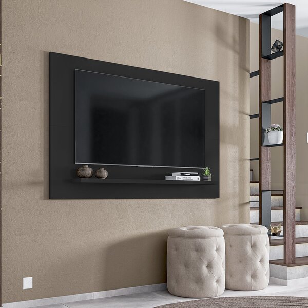 Painel 135cm Para Tv Até 50 Polegadas Safira Casa D Preto