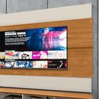 Painel 218cm E Rack Para Tv 75 Pol 14x Tebar