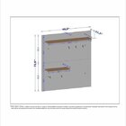 Painel 2 Prateleiras E 5 Ganchos Cantinho Do Café Móveis Bech