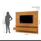 Painel 3 Portas Basculas Italia 180cm Naturalle