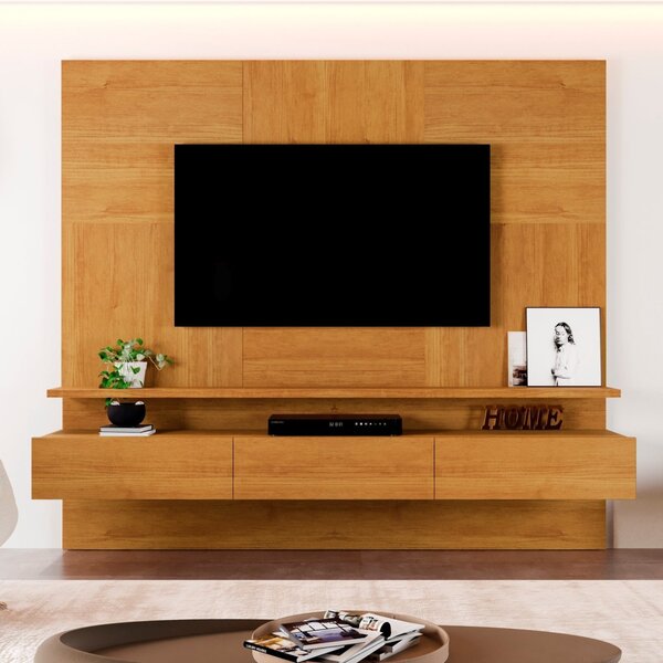 Painel 3 Portas Basculas Italia 180cm Naturalle