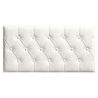 Painel 3d Capitonê Adesivo 60x30x1 Cm (branco)