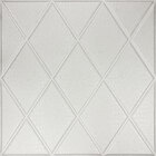 Painel 3d Diamante Adesivo 70 X 70 X 0,8 (branco)
