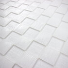 Painel 3d Entrelaçado Adesivo 60 X 60 X 0,7 (branco)