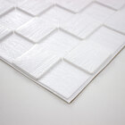 Painel 3d Entrelaçado Adesivo 60 X 60 X 0,7 (branco)