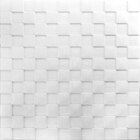 Painel 3d Entrelaçado Adesivo 60 X 60 X 0,7 (branco)