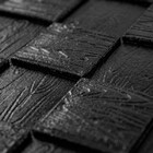 Painel 3d Entrelaçado Adesivo 60 X 60 X 0,7 (preto)