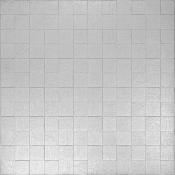 Painel 3d Entrelaçado Adesivo 70 X 70 X 0,7 (branco)